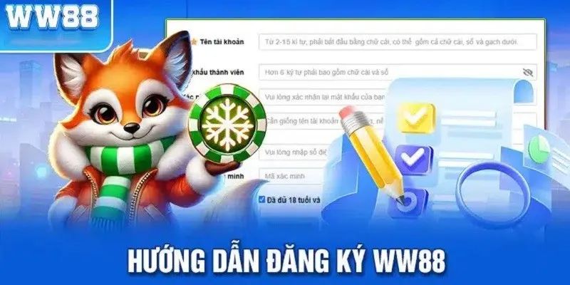 Các bước tạo lập accont vô cùng đơn giản